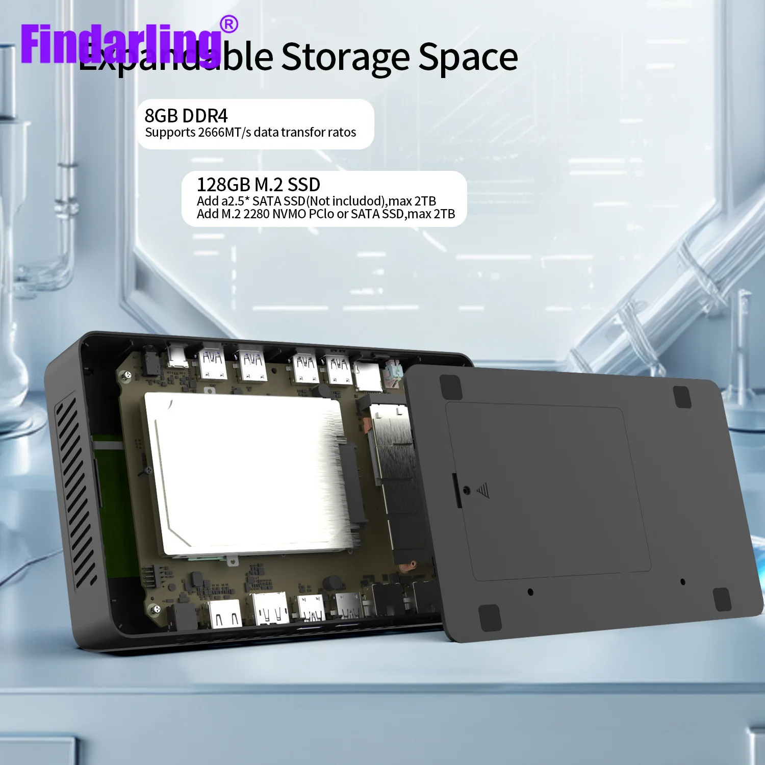 CPU Intel N95 Windows 11 mini pc com tela de toque de 8 polegadas DDR4 SSD WIFI6 tablet industrial mini pc computador tudo-em-um - Image 10