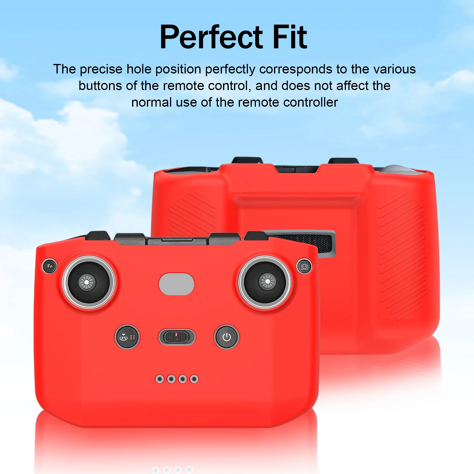 Shockproof Silicone Case for DJI RC-N1/N2/N3 Remote Controller, Anti-Drop Cover Compatible with For Mavic Air 2 AO2070 Drone - Image 2