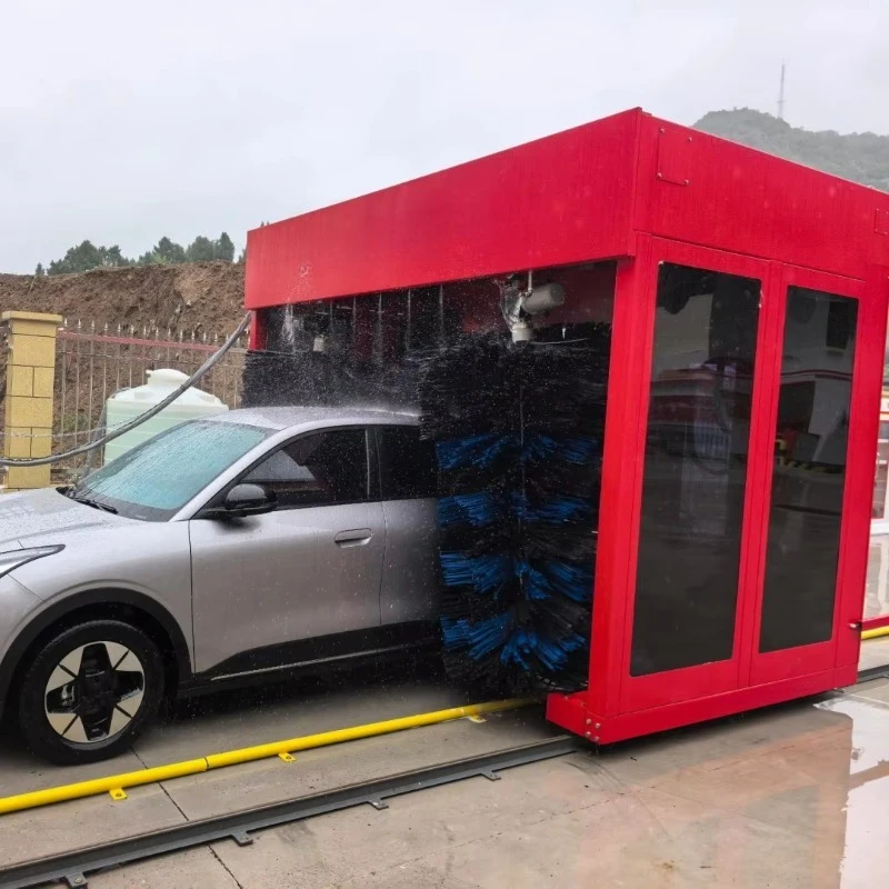 Máquinas de Lavado de Autos de Alta Presión, Máquina de Lavado de Autos Automática con Sistema de Rodillos, Lavadora de Autos Robótica Eléctrica Totalmente Automática sin Contacto de 360° - Image 4