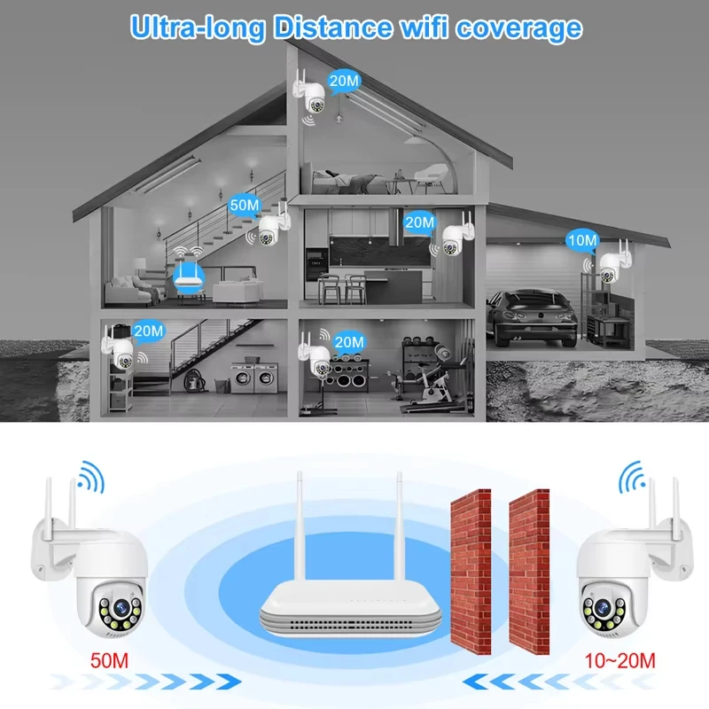 Gravador de vídeo em rede 8ch wifi nvr h.265 para sistema sem fio de 8mp 2.5 ''hdd suporte detecção facial cartão tf solt onvif icsee app - Image 3