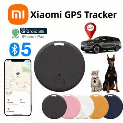 Rastreador GPS Xiaomi Bluetooth 5.0 Antiperda, Mini Dispositivo GPS para Animais de Estimação, Idosos, Crianças, Bolsas, Carteiras, Carros, Compatível com IOS e Android, Localizador Inteligente