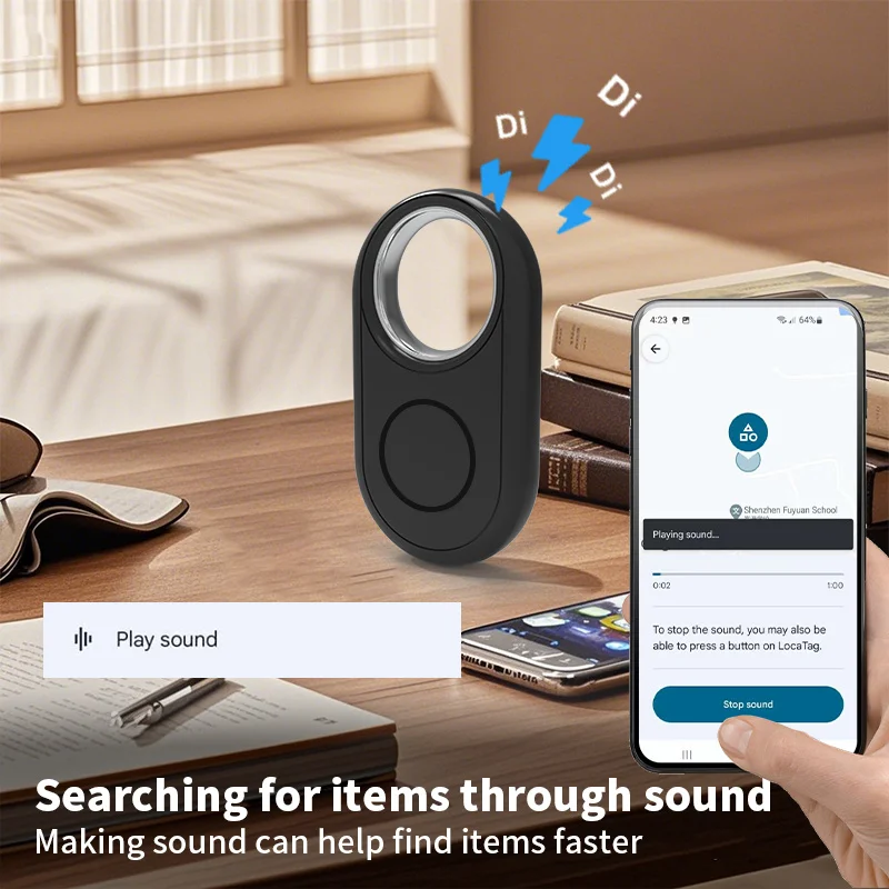 Rastreador gps para samsung android rastreador funciona com google encontrar meu localizador bluetooth posicionamento global anti-perdido etiqueta inteligente - Image 4