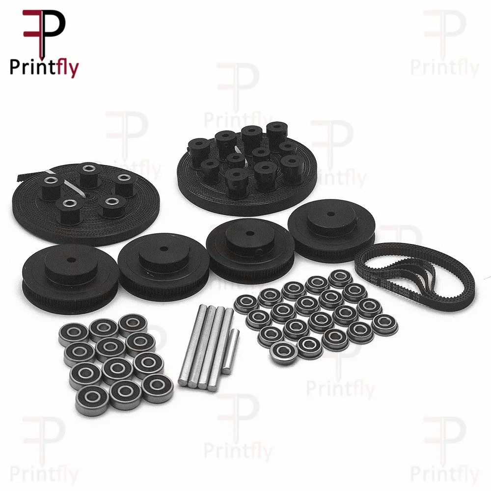 VORON 2.4 Set Motion Parts 2GT Timing Belt 2GT 16T 80T 20T Tooth Pulley 188-2GT Shaft Bearing 625 F695 2RS - Image 2