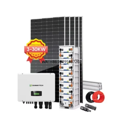 Complete Smart Solar Set Hybrid off Grid Roof Home Energy System 30KW Invert PV Solar Panel Power System Kit