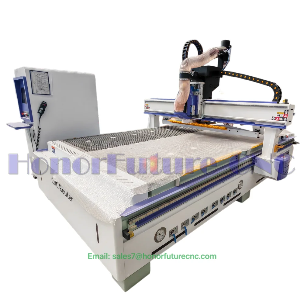 Máquina Router CNC ATC 1325 1530 2040 2030 para Gravação em Madeira, MDF, Metal, Armários, Portas e Fabricação de Móveis