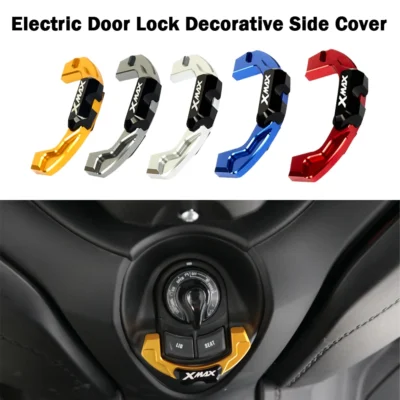 Para yamaha xmax300 xmax250 xmax 300 X-MAX 250 125 400 xmax125 acessórios da motocicleta fechadura da porta elétrica capa tampa da chave de ignição