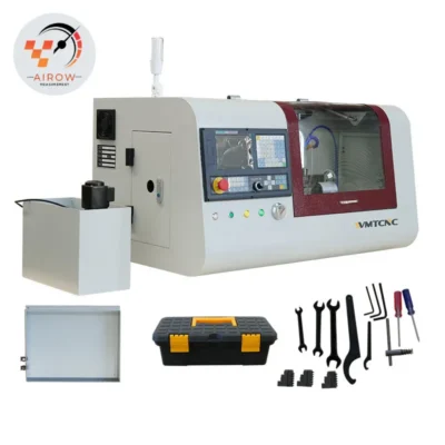 Ariow - Mini Torno CNC de Tecnología Avanzada CNC210, Torno de Cama Plana de Escritorio CNC, Diseño Compacto y Pequeño, Sistema GSK Opcional