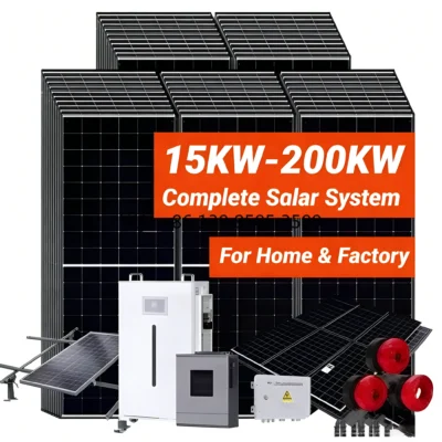 Complete Solar System Home 5kw to 200kw off Grid Solar with Battery for Photovoltaic Panel System Customized Solar Power Systems