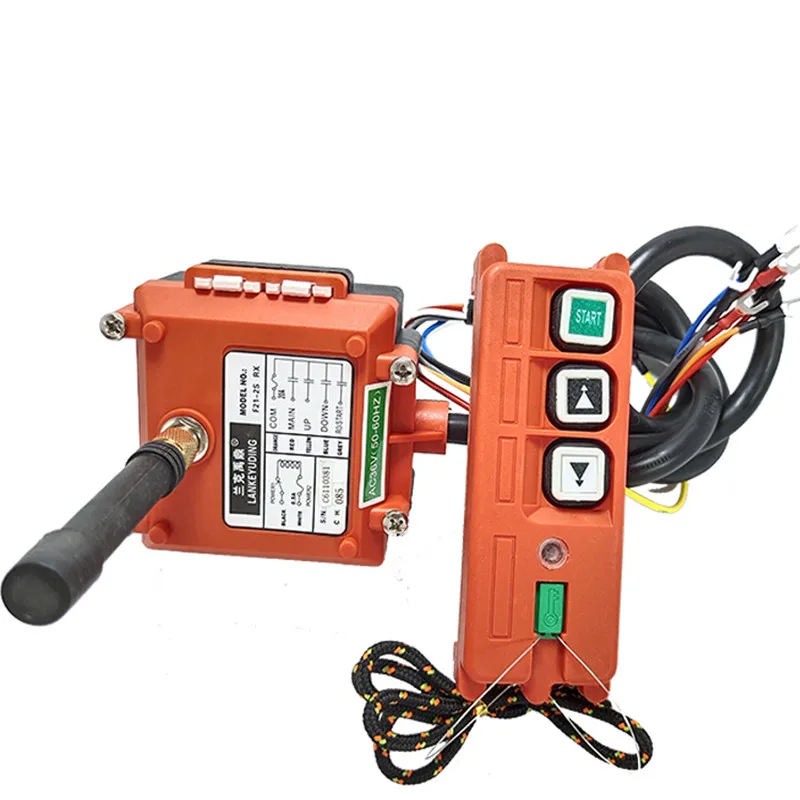 Controle Remoto Industrial Sem Fio F21-2S para Rádio, Guincho Elétrico, Motor de Enrolamento e Jateamento - Image 2