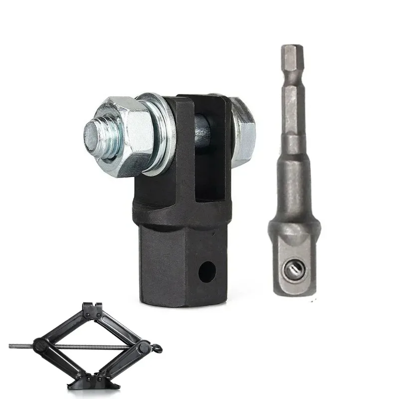 1/2 Polegada unidade chave de impacto adaptador tesoura jacks adaptador ferramenta cromo vanádio aço bola conjunta haste para jack cisalhamento