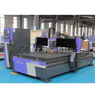 Máquina de Gravação e Escultura CNC ATC de 5x10 Pés com Troca Automática de Ferramentas para Fabricação de Móveis