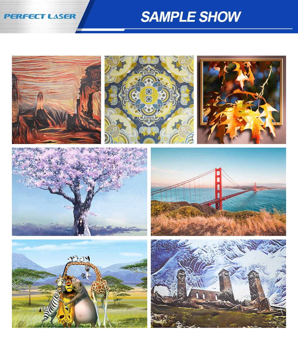 Robô vertical automático lcd uv 3d jato de tinta máquina impressora parede na arte vidro mural telha papel cor foto interior ao ar livre - Image 6