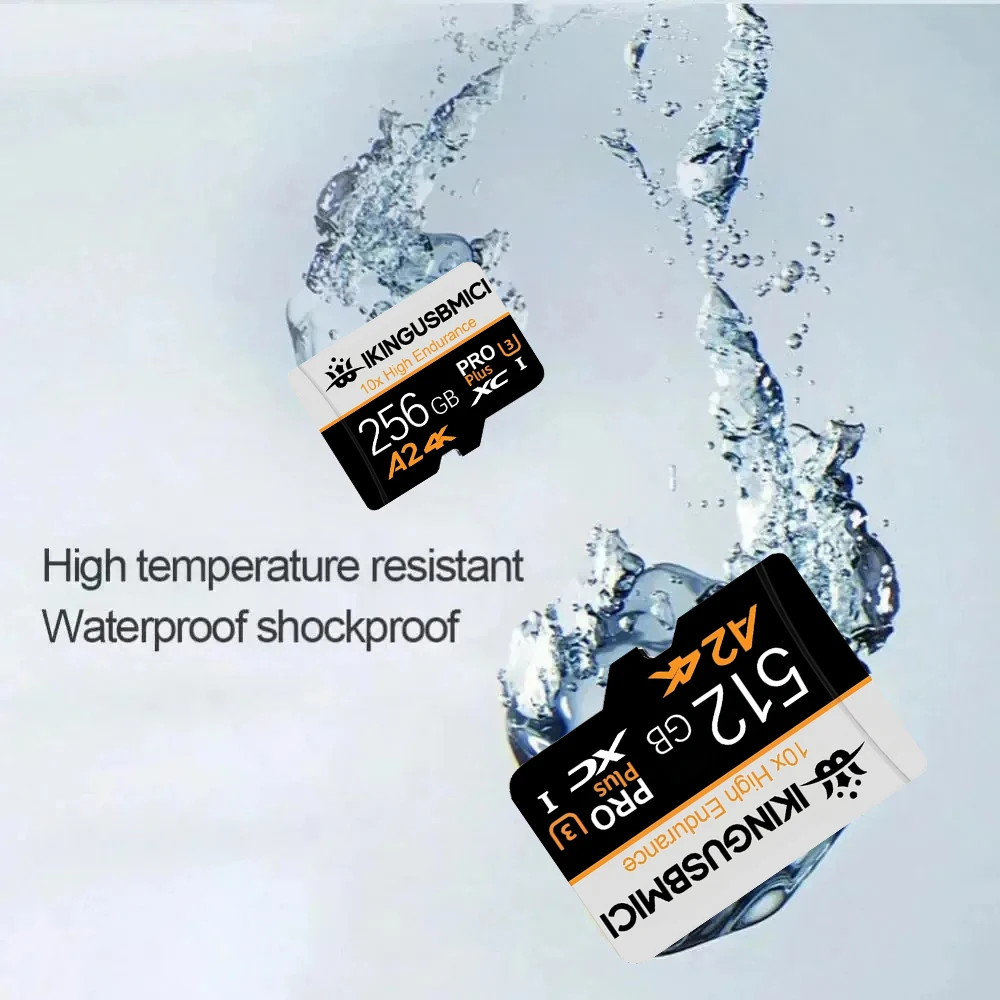 Cartões Micro TF SD de 32GB, 512GB, 256GB, 128GB, 64GB, Cartões de Memória à Prova d'Água V10 A2 para Gravadores de Vídeo e GoPro - Image 6