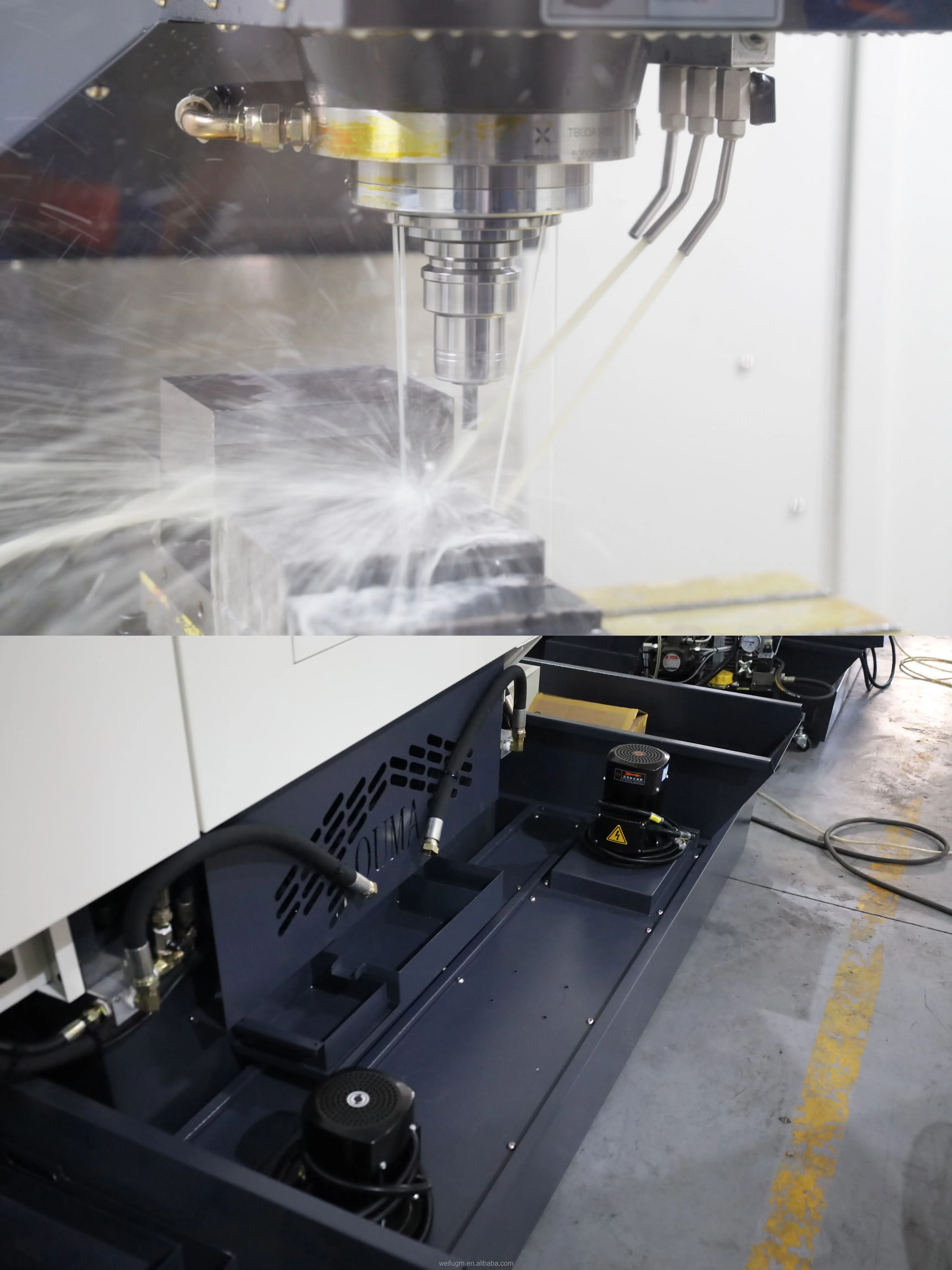Centro de Usinagem CNC VMC 855 de Alta Performance com Troca Automática de Ferramentas (24 Ferramentas) BT40 e Peças Inclusas - Image 8