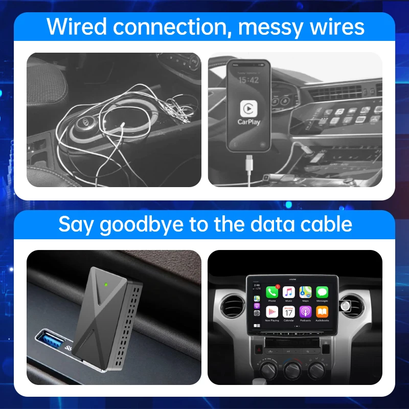 TrolinkTek NEW 2in1 Wireless CarPlay AI Mini Android Auto Box Plug&Play Automatic Connection Compatible with 98% of Cars 5.8ghz - Image 5