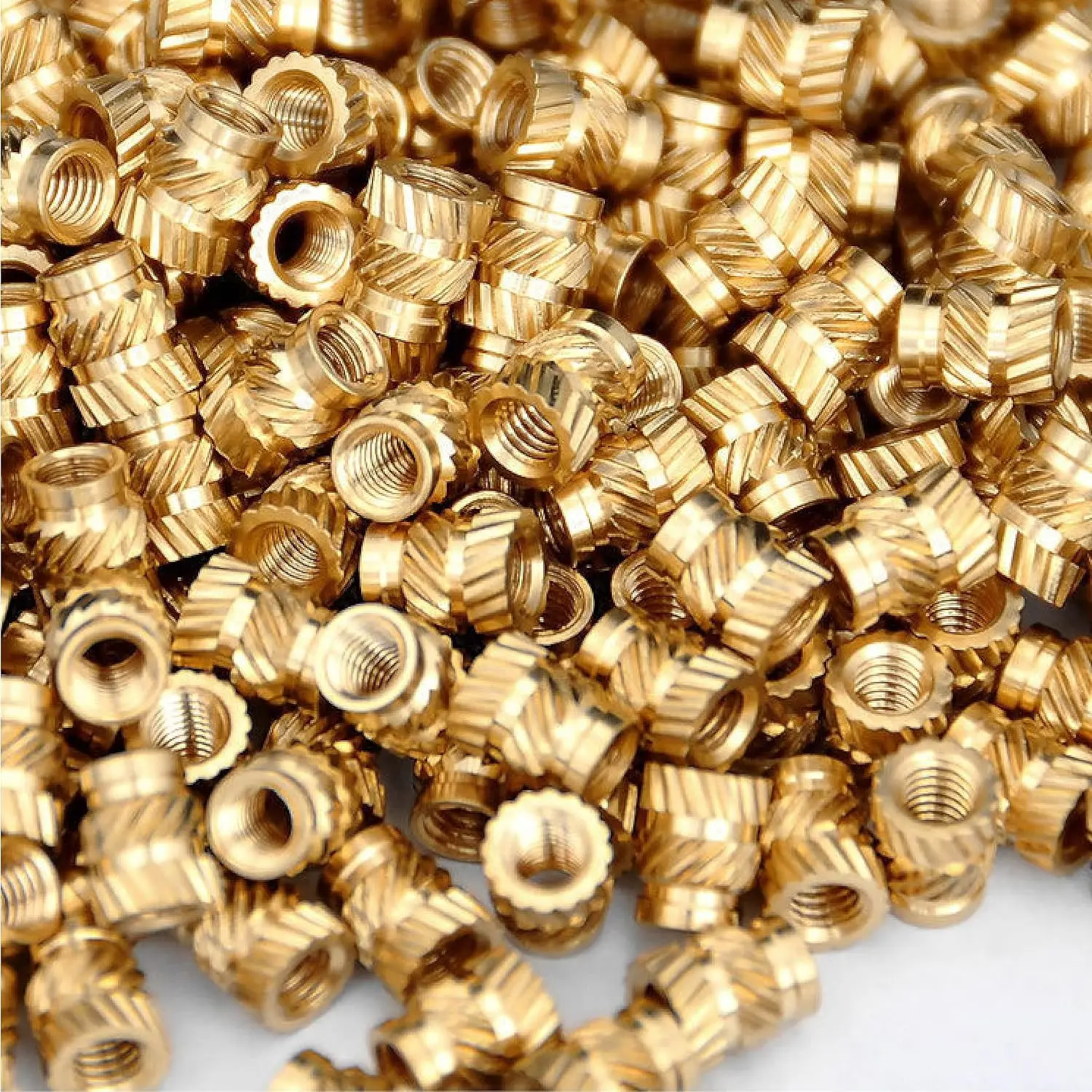 Heat Embedment Inserting Nuts M3 M4 M5 Threaded Knurled Brass Hot Melt Screw Nut For 3D Printer Voron 2.4 And Others - Image 4