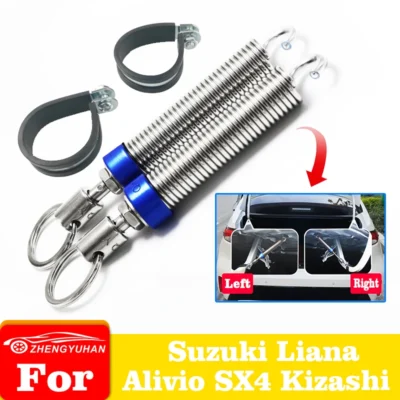 Tampa do porta-malas de carro, dispositivo de mola de metal ajustável para suzuki liana alivio sx4 kizashi, ferramenta de dispositivo de mola para porta-malas de carro