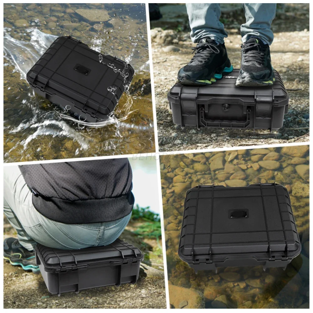 Para DJI Mini 3/4Pro funda Mini 4 Pro funda a prueba de explosiones Mini 4 Pro bolsa portátil caja impermeable carcasa dura funda de gran capacidad - Image 5
