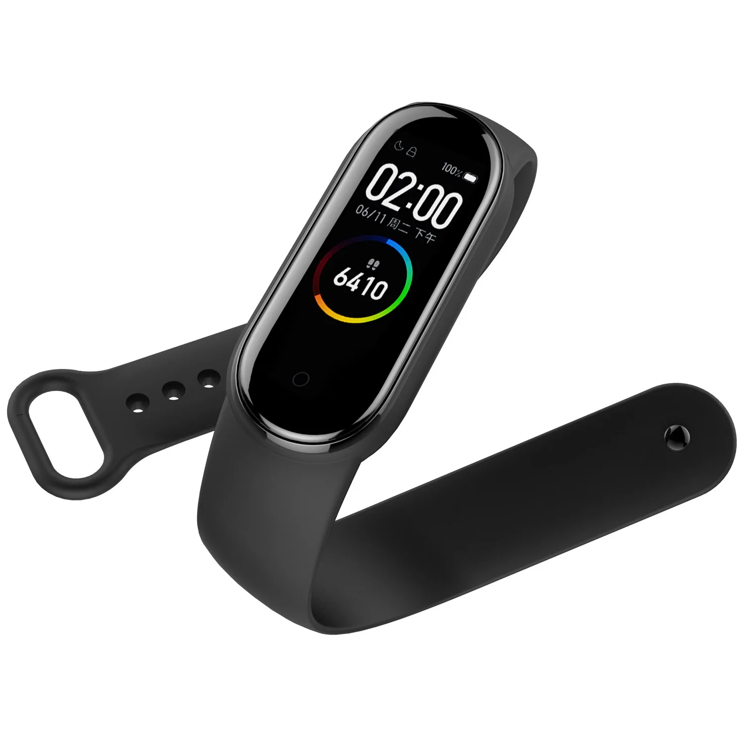 Pulseiras de relógio para xiaomi mi band 7 6 5 4 3 pulseira de silicone para miband 5 6 nfc substituição pulseira esportiva para mi band 7 6 3 4 5 - Image 4