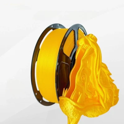 Filamento para impressão 3D PLA 1KG 330m Cor Dourada Metálica Monocromática para Impressoras 3D