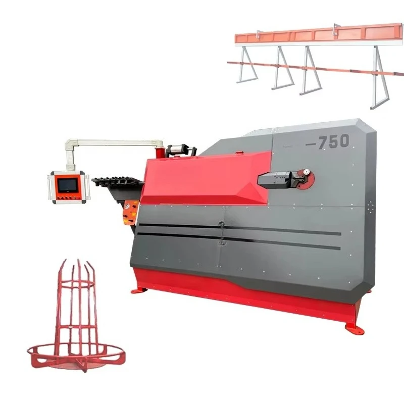 Máquina CNC para Doblar, Enderezar y Cortar Varillas de Refuerzo, Procesamiento de Refuerzo para la Construcción, Máquina Automática para Doblar Estribos - Image 5