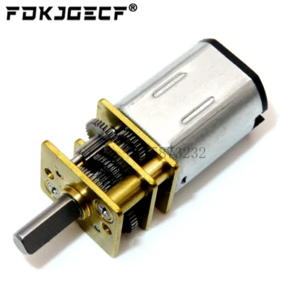 Micro motor da engrenagem do metal da c.c. 3v/6v/12v n20 mini com os motores da c.c. da roda de engrenagens 15/30/50/60/100/200/300/500/1000rpm