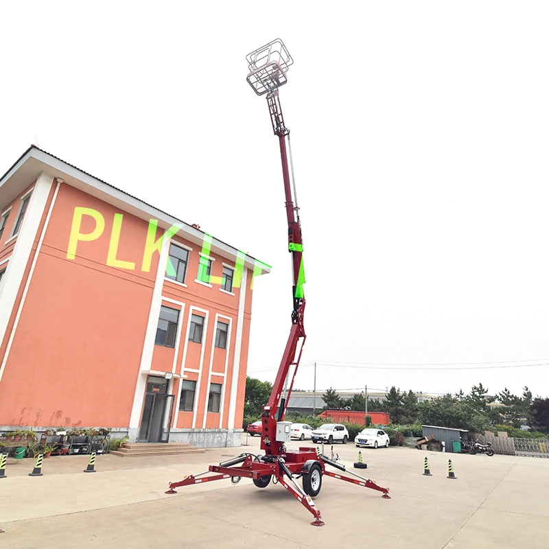 Plataforma Elevadora Hidráulica Eléctrica Montada en Remolque, Personalizada, de 10m/20m de Altura de Elevación, con Múltiples Opciones de Energía (Eléctrica/Diésel) - Image 5
