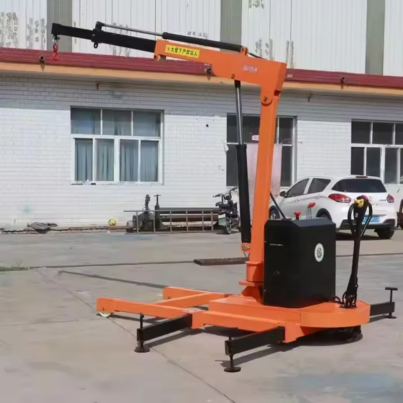 Precio FOB Grúa hidráulica móvil totalmente eléctrica Equipo transportador de 1 tonelada y 2 toneladas Almacén de transporte de elevación - Image 5