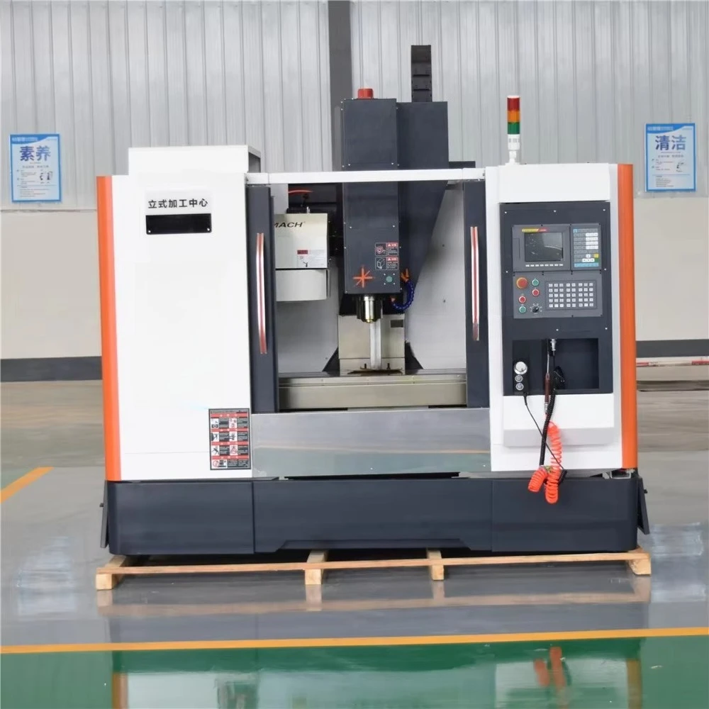 Centro de Usinagem CNC VMC640 Fresadora CNC 4 Eixos VMC650 Sistema CNC Vertical Automático Máquina de Fresagem CNC 4 Eixos - Image 7