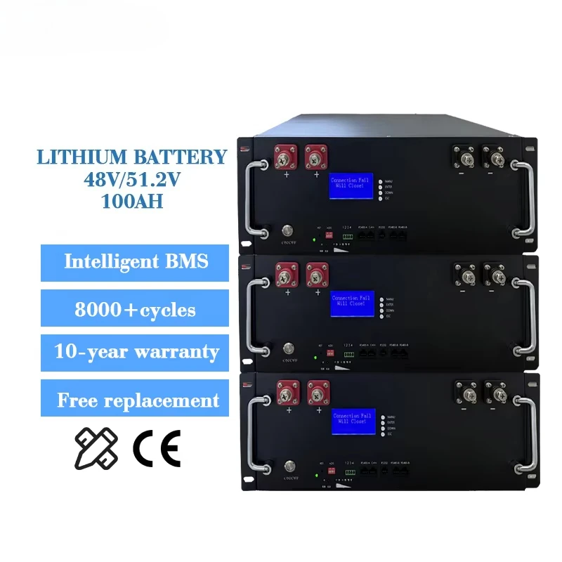 48V 200Ah CAN Communication IP65 Home Energy Storage Solar Battery Pack Lithium Iron Phosphate BMS 10kwh Split Solar System - Image 6