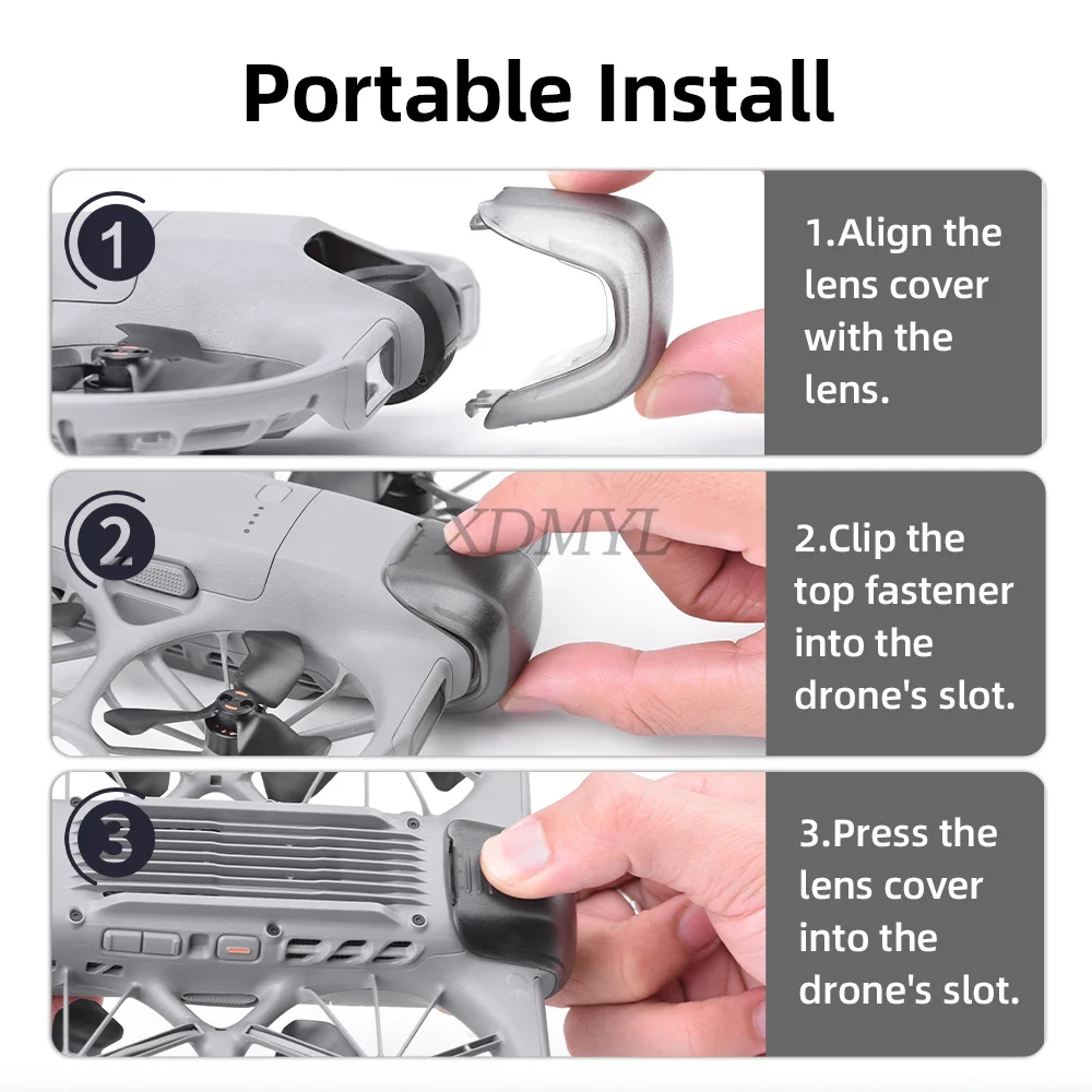 Cubierta de protección para gimbal Pan Tilt DJI NEO 2, a prueba de polvo, anticolisión, carcasa protectora, tapa de lente, accesorios para drones portátiles - Image 5