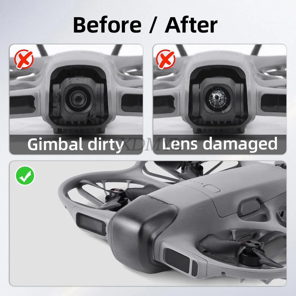 Cubierta de protección para gimbal Pan Tilt DJI NEO 2, a prueba de polvo, anticolisión, carcasa protectora, tapa de lente, accesorios para drones portátiles - Image 2