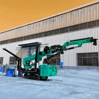 Grúa Araña de 3 Toneladas para Construcción, Control Remoto, Diésel/Eléctrica, Brazo Articulado, Mini Grúa Araña para España