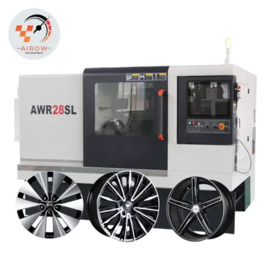 Máquina de Corte de Diamante de Alta Precisión Ariow AWR28SL, Torno CNC Automático para Llantas de Aleación