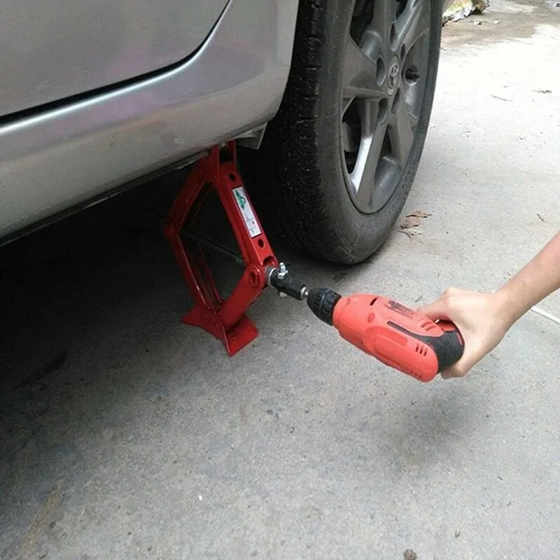 1/2 Polegada unidade chave de impacto adaptador tesoura jacks adaptador ferramenta cromo vanádio aço bola conjunta haste para jack cisalhamento - Image 4