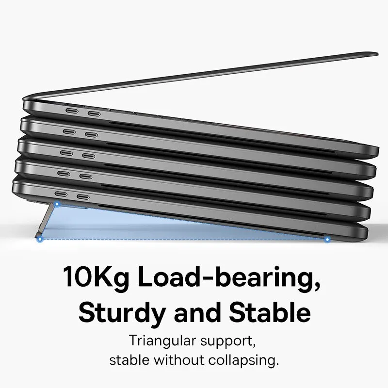 Suporte Dobrável Suporte Portátil Portátil Suporte Suporte Base de Suporte Riser Ajustável Suporte Universal para Laptop Tablet - Image 4