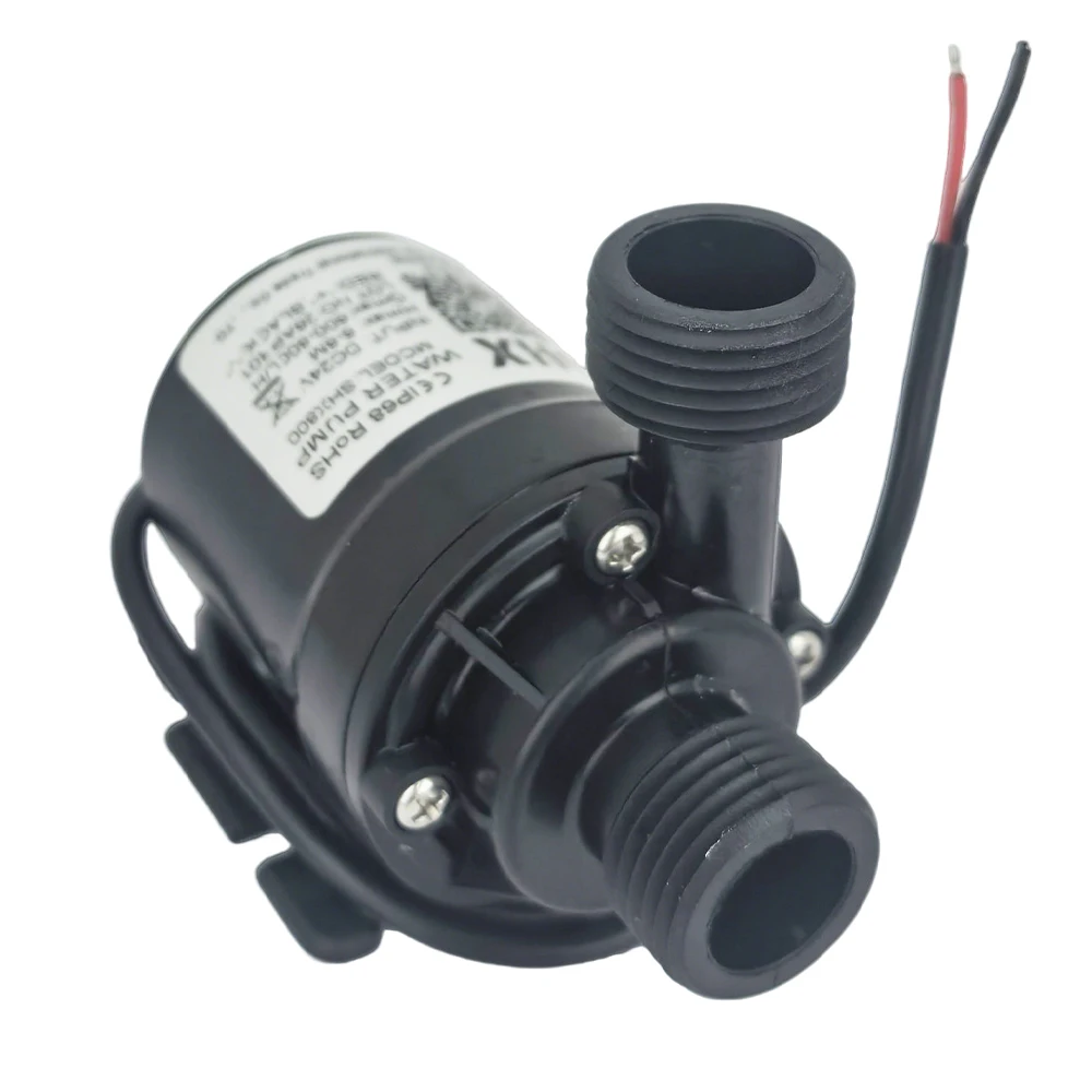 Bomba de água 12v de alta pressão ultra silenciosa solar dc 24v elevador 5m 800l/h motor sem escova bombas de água submersíveis junta de ruptura rápida - Image 4