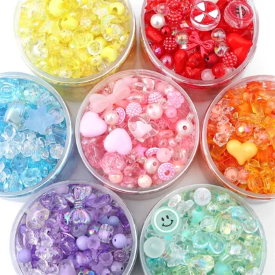 30g moda bonito aleatório misturado plástico acrílico contas para diy colar pulseira celular cinta jóias artesanato fazendo acessórios