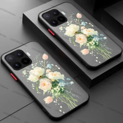 Capa translúcida para Xiaomi 17T, capa protetora luxuosa anti-impacto, capa traseira completa fosca para Xiaomi 17T, capa para Xiaomi 17T Pro.