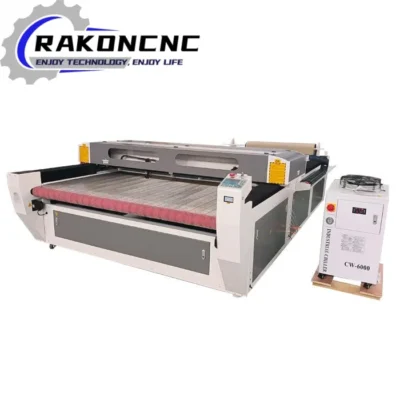 CO2 Laser Cutting Machine 1626 Auto Feeding Fabric Cutting with Conveyor AI/PLT Support Water-Cooled