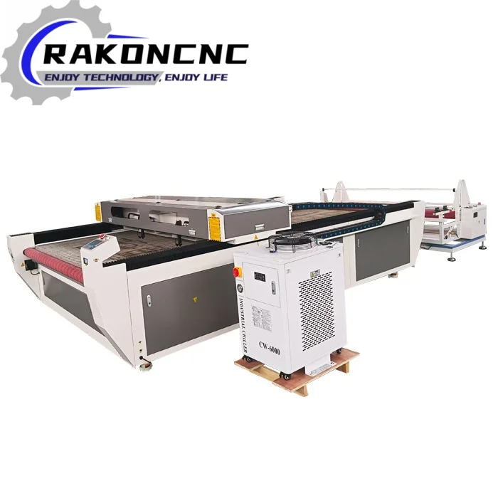 CO2 Laser Cutting Machine 1626 Auto Feeding Fabric Cutting with Conveyor AI/PLT Support Water-Cooled - Image 4