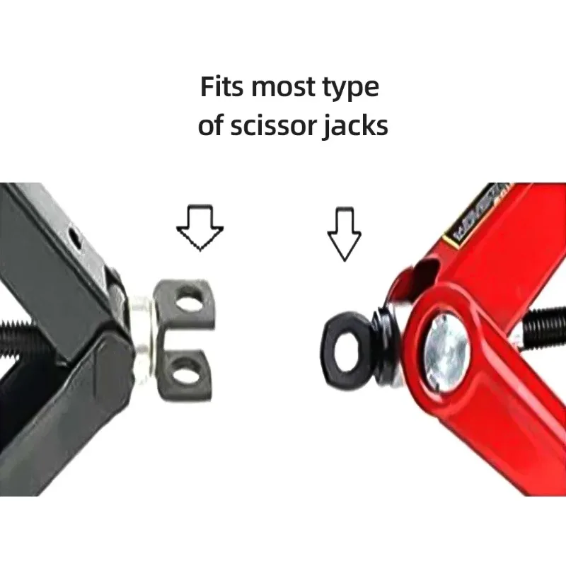 1/2 Polegada unidade chave de impacto adaptador tesoura jacks adaptador ferramenta cromo vanádio aço bola conjunta haste para jack cisalhamento - Image 5