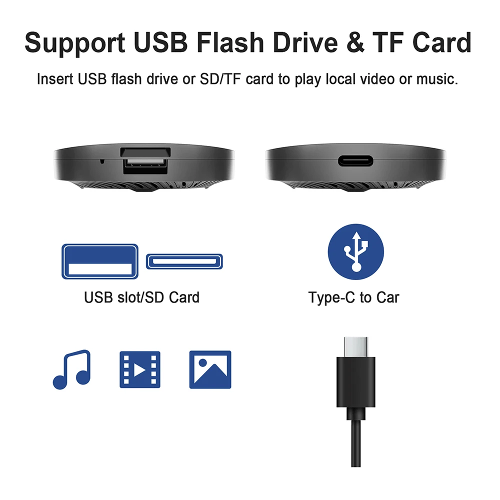 Android 13 CarPlay Ai Box Wireless Box for Netflix YouTube Wireless Carplay Android Auto Car Smart Systems for Wired Carplay - Image 6