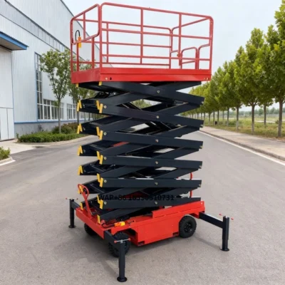 Elevador de Andaimes Elétrico Móvel Hidráulico Automático de 4m, 6m, 8m, 10m, Novo Elevador de Andaimes para Construção 500kg