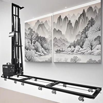 Impressora de parede vertical inteligente uv 3d, máquina de impressão digital a jato de tinta, direto para parede piso interno externo grande formato 3.5m-4m