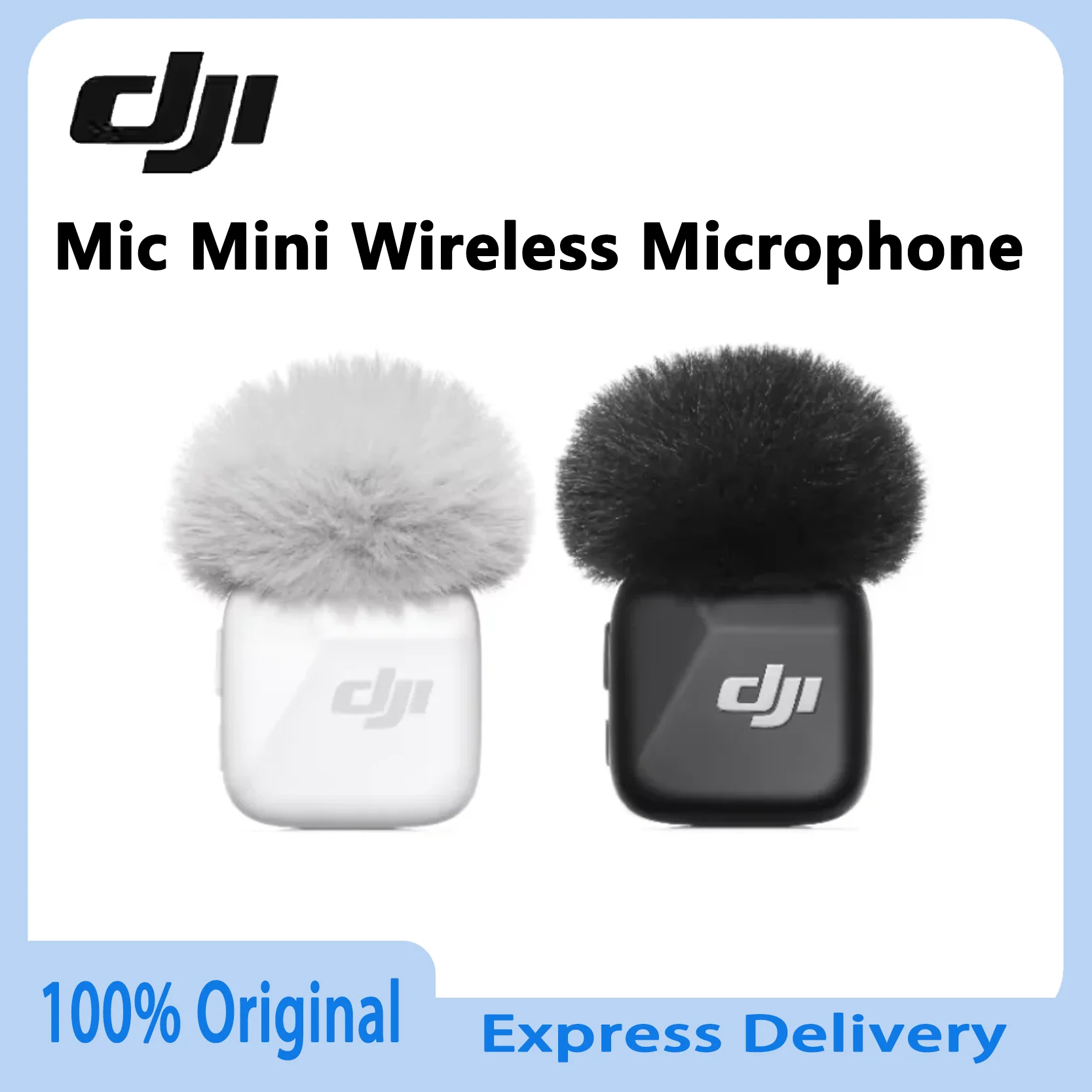 Original DJI Mic Mini Wireless Microphone 48H Long Battery Life With Charging Case Dual Mode Active Noise Reduction