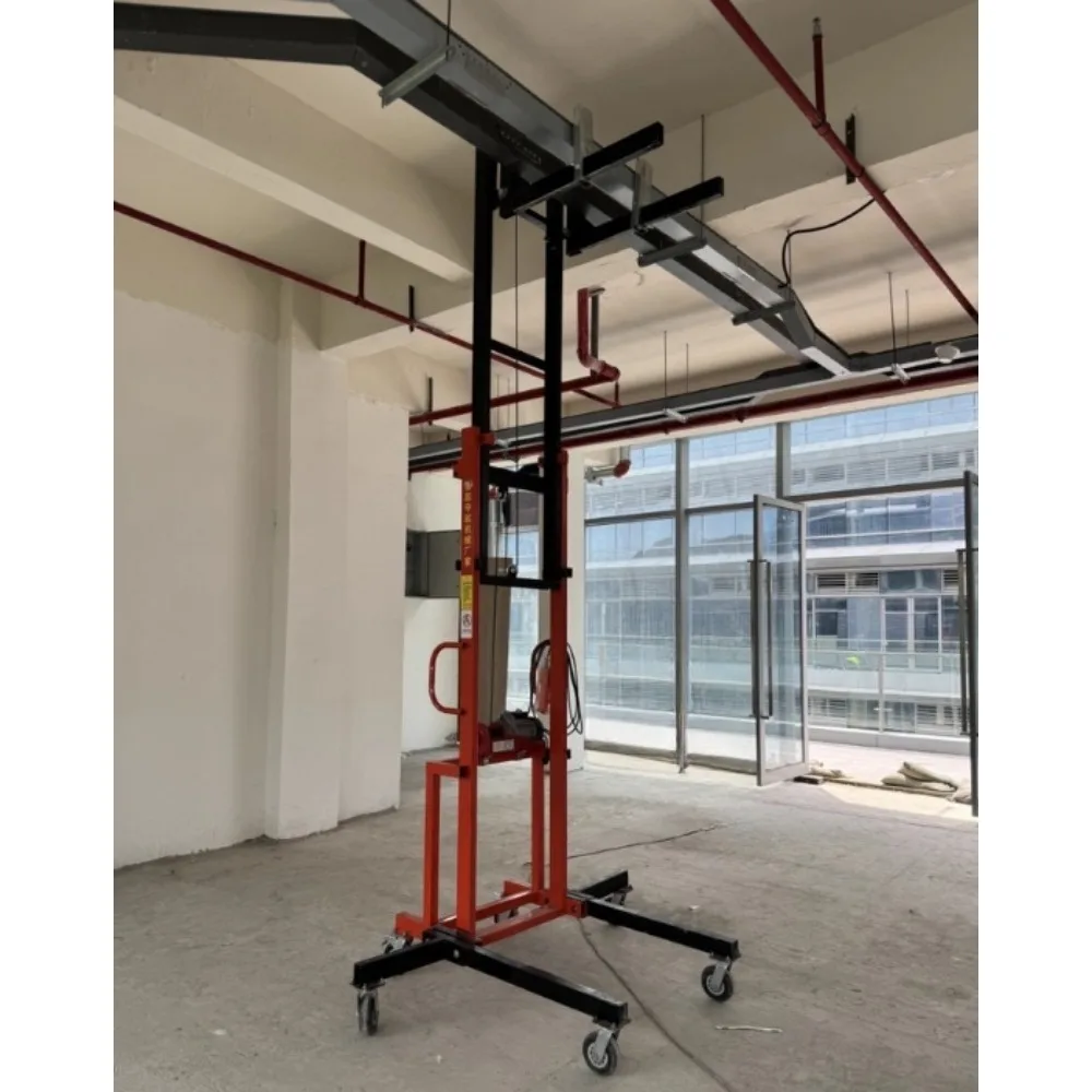 Plataforma de elevación eléctrica para instalación de conductos de ventilación, elevación de conductos contra incendios, plataforma de elevación de aire acondicionado de 220V - Image 6