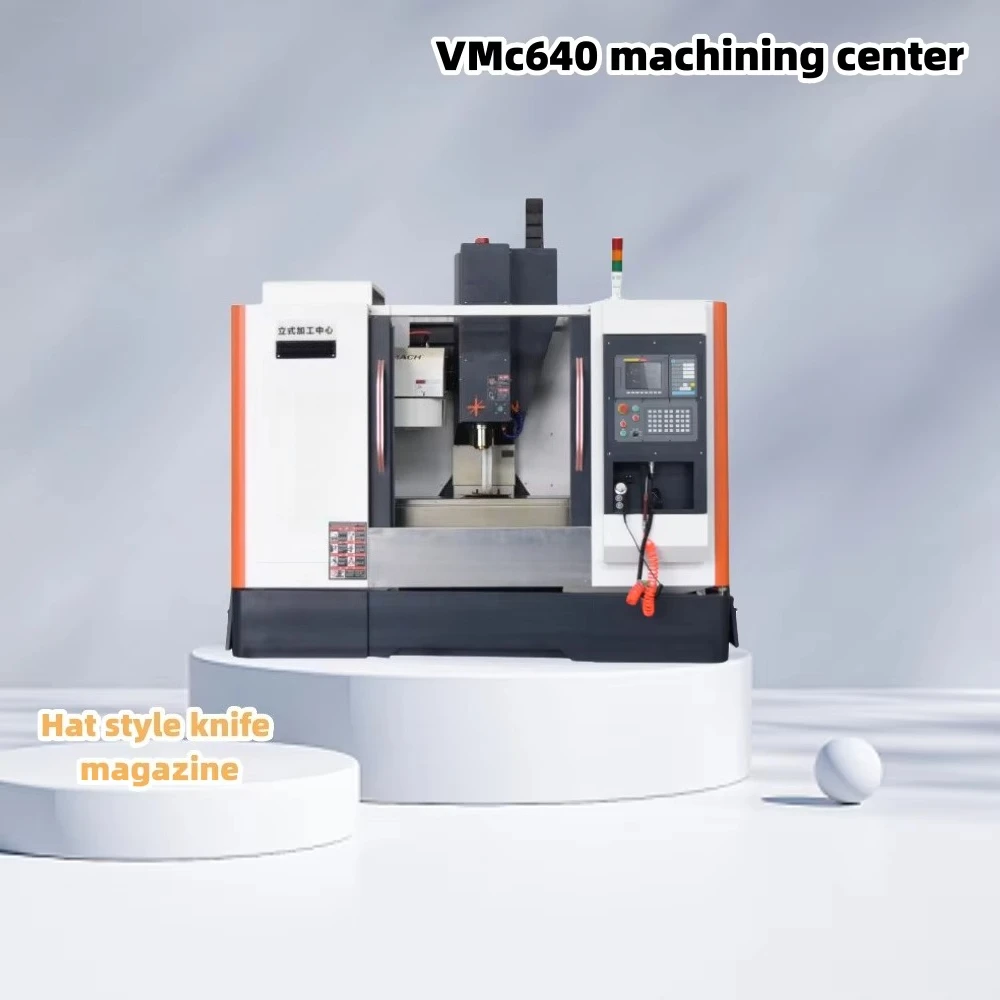 Centro de Usinagem CNC VMC640 Fresadora CNC 4 Eixos VMC650 Sistema CNC Vertical Automático Máquina de Fresagem CNC 4 Eixos - Image 2
