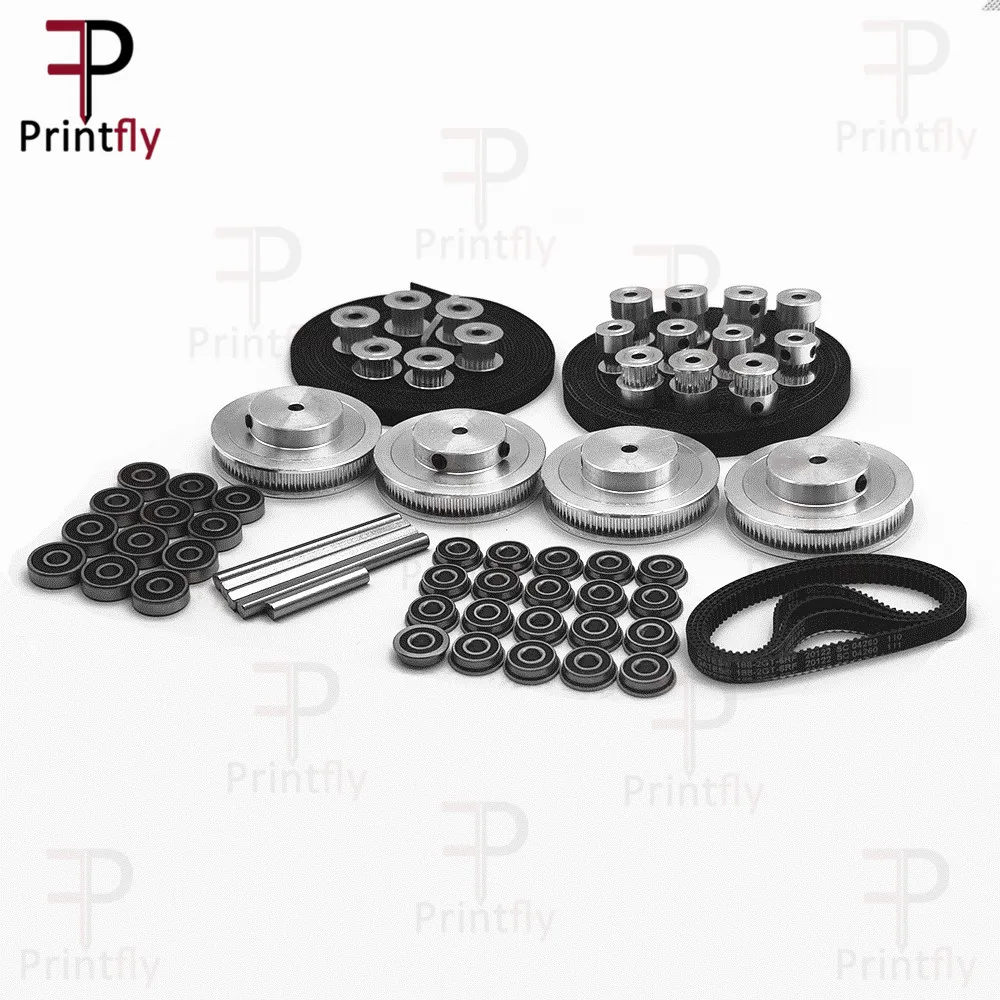 VORON 2.4 Set Motion Parts 2GT Timing Belt 2GT 16T 80T 20T Tooth Pulley 188-2GT Shaft Bearing 625 F695 2RS - Image 6