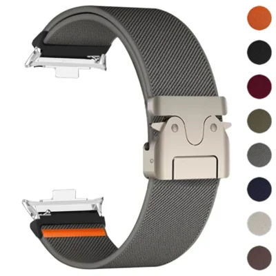 Pulseira de Nylon para Redmi Watch 6/5/4, Faixa Substituta para Xiaomi Mi Band 9 Pro/Mi Band 8 Pro, Acessórios para Pulseira